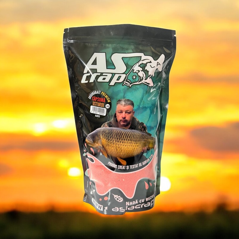 Groundbait Premium Capsuna Usturoi