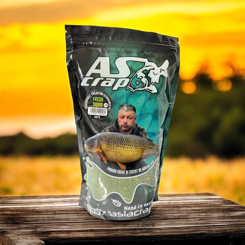 Groundbait Semiumectat Fresh Squid