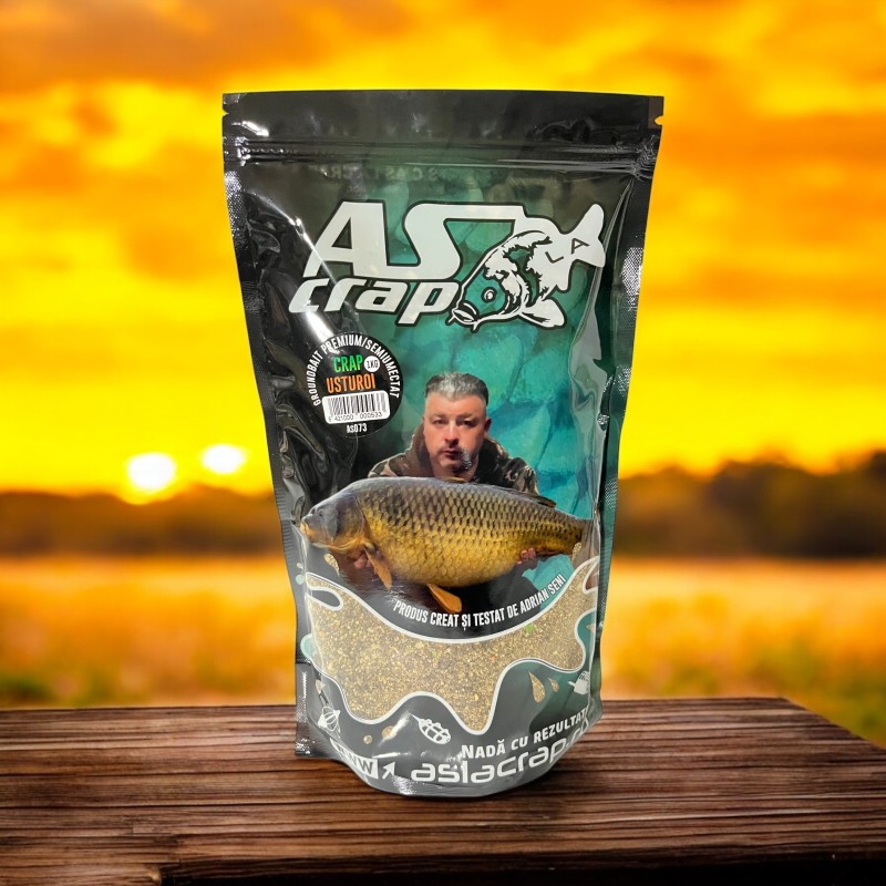Groundbait Semiumectat Crap Usturoi